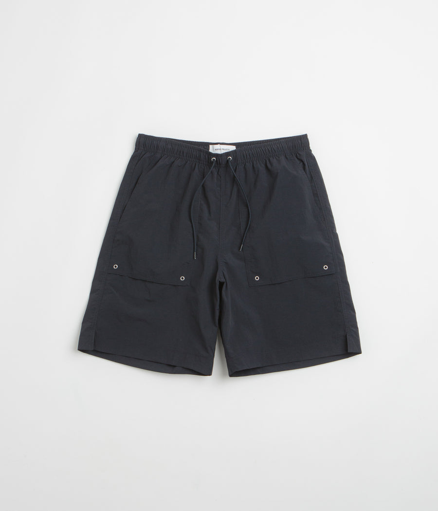 Norse Projects Sund Relaxed Recycled Nylon Swim Shorts - Dark Navy