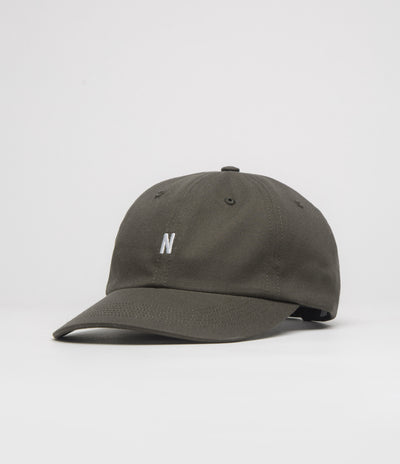 Norse Projects Twill Sports Cap in Beech Green