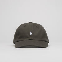 Norse Projects Twill Sports Cap in Beech Green thumbnail