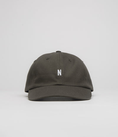 Norse Projects Twill Sports Cap in Beech Green