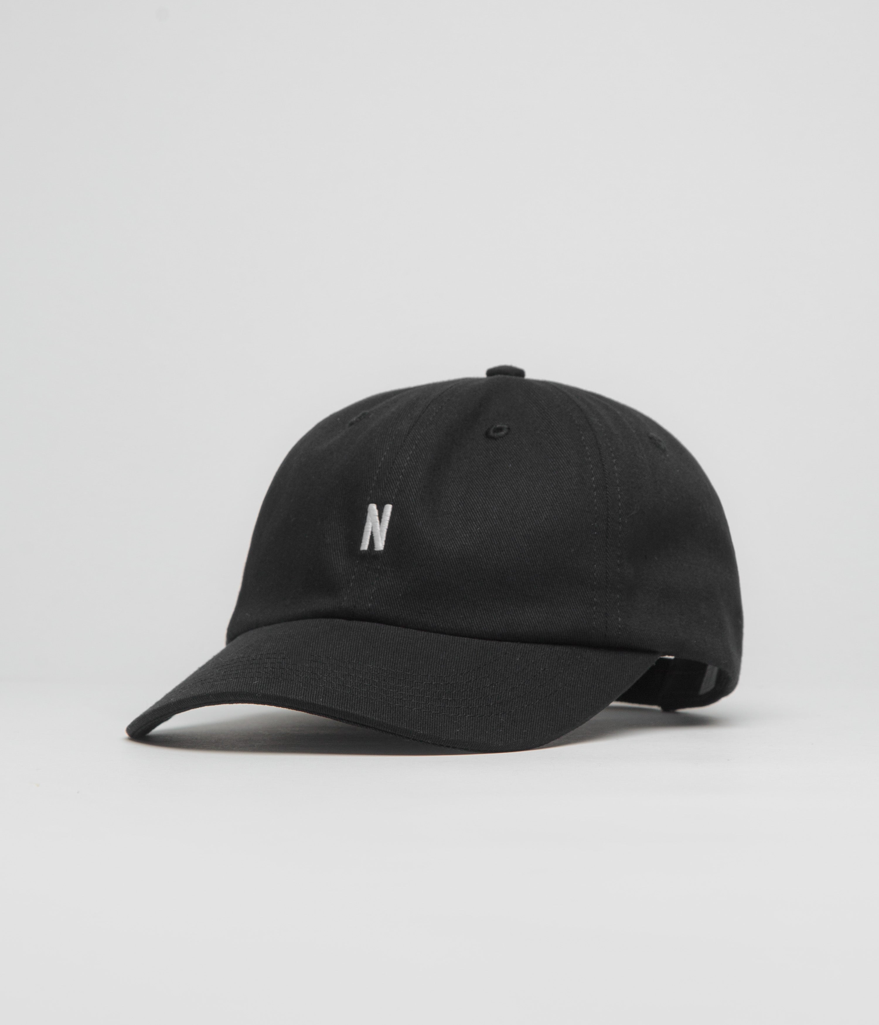 Norse Projects Twill Sports Cap in Black