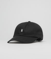 Norse Projects Twill Sports Cap in Black