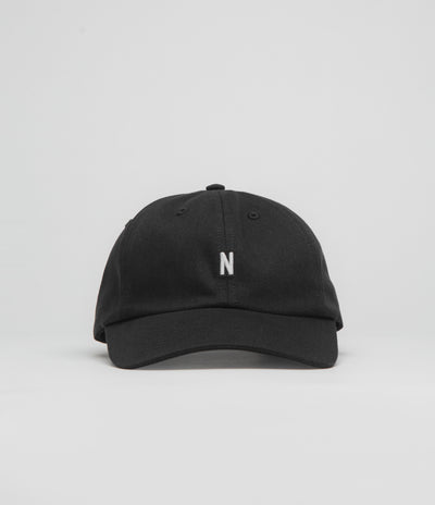 Norse Projects Twill Sports Cap in Black