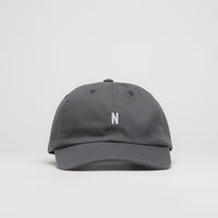 Norse Projects Twill Sports Cap in Magnet Grey thumbnail