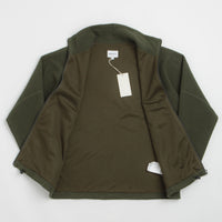 Norse Projects Tycho Pile Fleece Full Zip Jacket in Ivy Green thumbnail