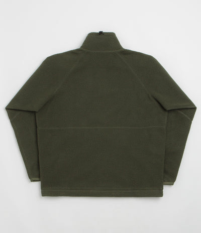 Norse Projects Tycho Pile Fleece Full Zip Jacket in Ivy Green