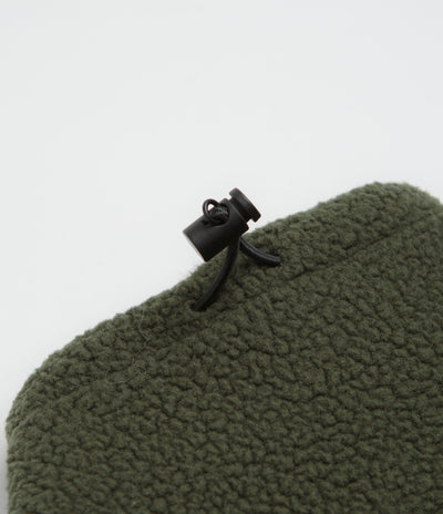 Norse Projects Tycho Pile Fleece Full Zip Jacket in Ivy Green