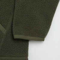 Norse Projects Tycho Pile Fleece Full Zip Jacket in Ivy Green thumbnail
