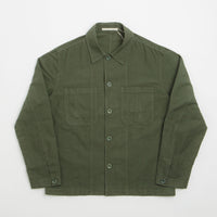 Norse Projects Tyge Cotton Linen Overshirt - Spruce Green thumbnail