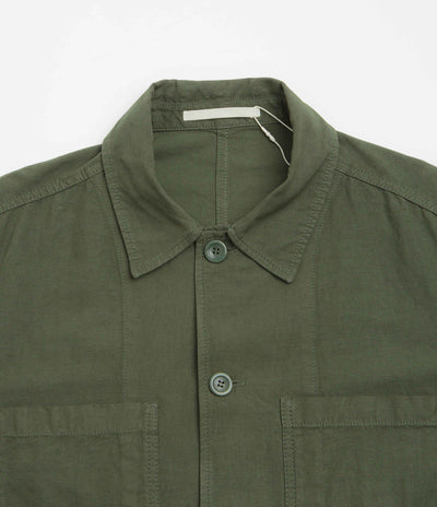 Norse Projects Tyge Cotton Linen Overshirt - Spruce Green