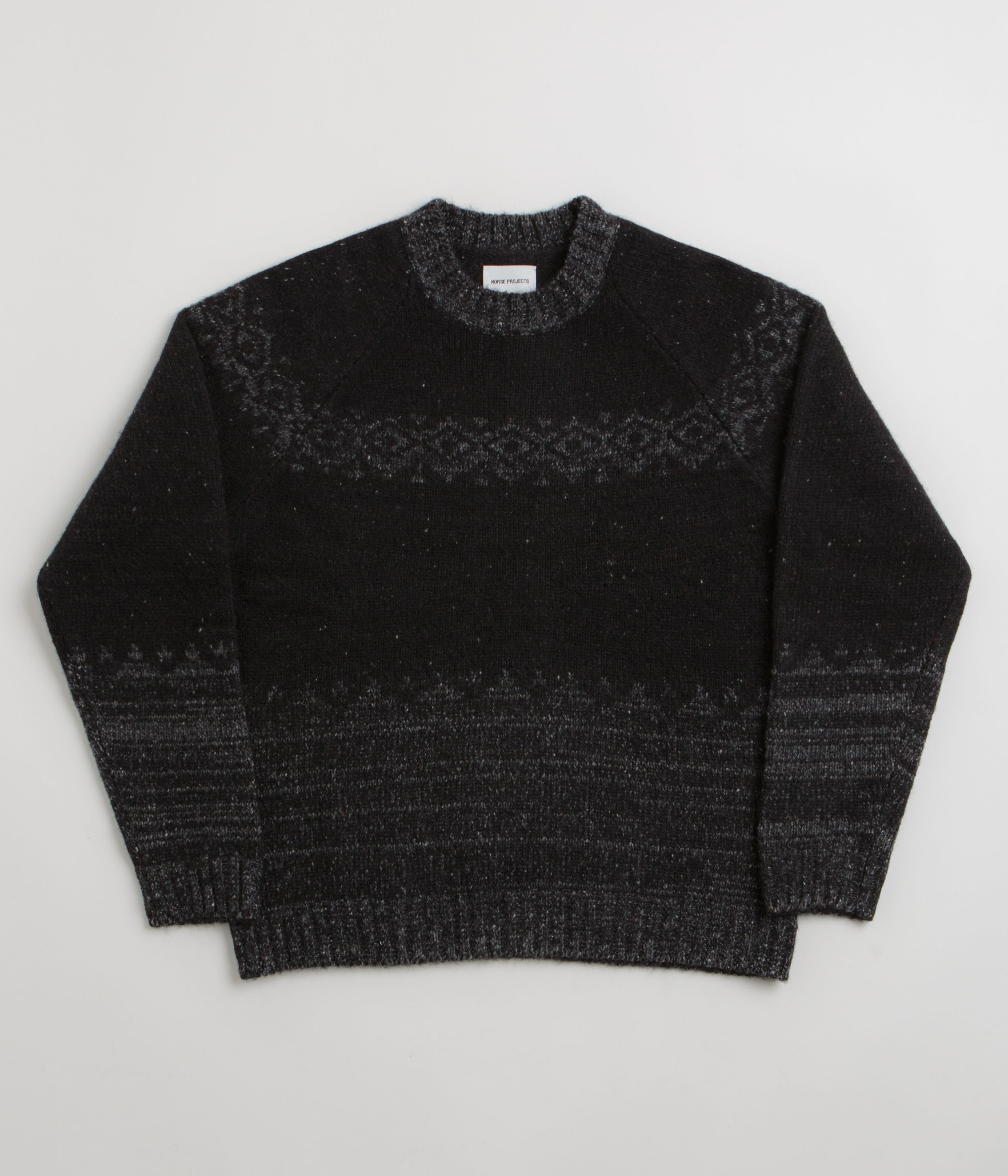 Norse Projects Ulf Crewneck Sweatshirt in Dark Grey Melange