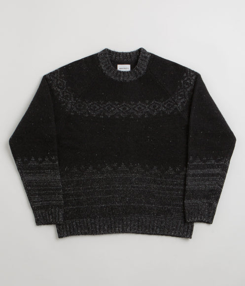 Norse Projects Ulf Crewneck Sweatshirt - Dark Grey Melange