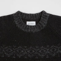 Norse Projects Ulf Crewneck Sweatshirt - Dark Grey Melange thumbnail