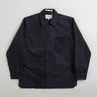 Norse Projects Ulrik Wave Dye Overshirt in Dark Navy thumbnail