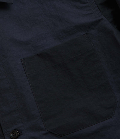 Norse Projects Ulrik Wave Dye Overshirt in Dark Navy