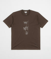 Norse Projects x Daniel Frost Baker Ascent T-shirt in Seal Brown