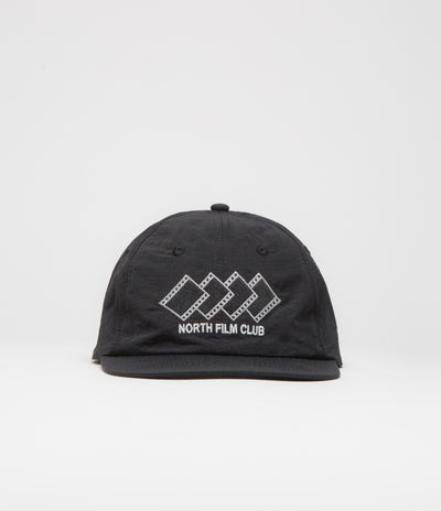 North Film Club Cap - Black Nylon Ripstop