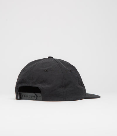 North Film Club Cap - Black Nylon Ripstop