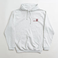 North N Logo Hoodie in Ash and Crimson thumbnail