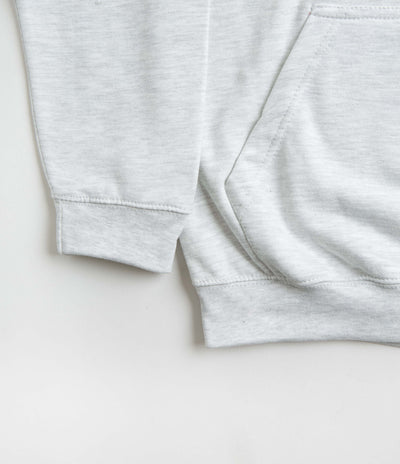 North N Logo Hoodie in Ash and Crimson