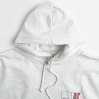 North N Logo Hoodie in Ash and Crimson thumbnail