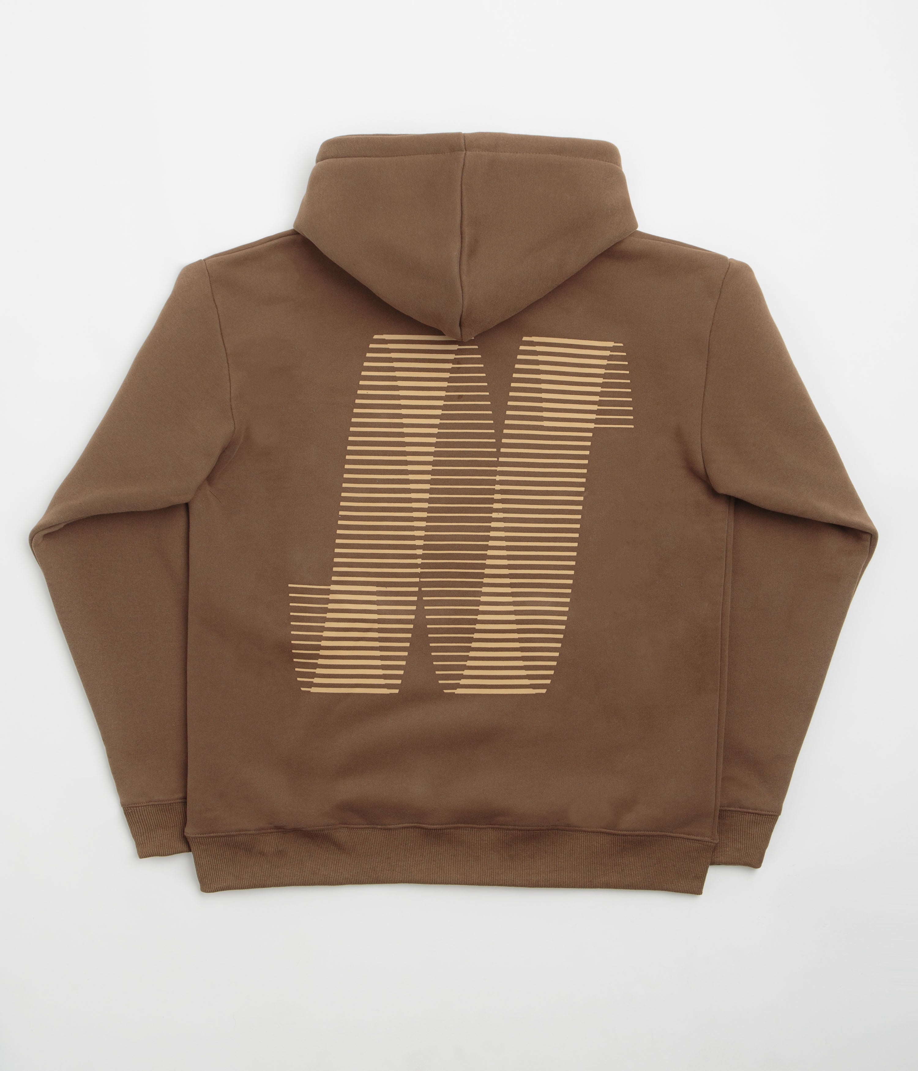 North N Logo Hoodie in Brown and Sand