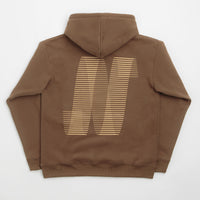 North N Logo Hoodie - Brown / Sand thumbnail