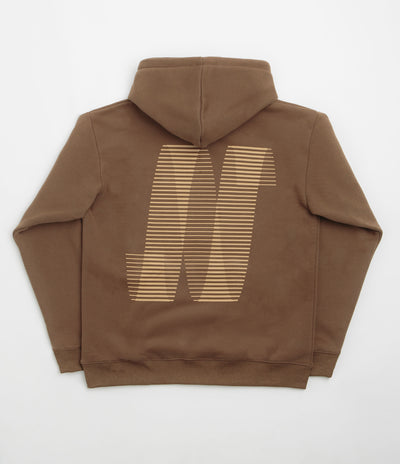 North N Logo Hoodie - Brown / Sand