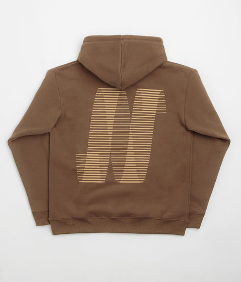 North N Logo Hoodie - Brown / Sand