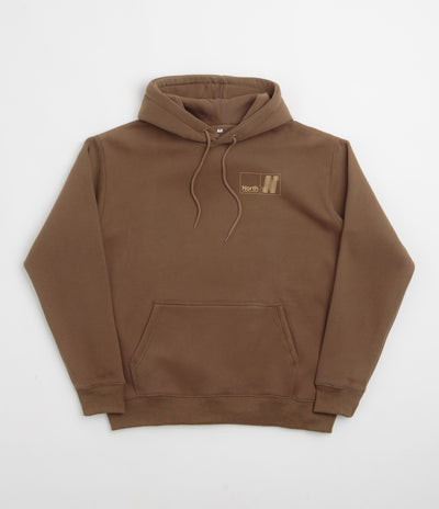North N Logo Hoodie - Brown / Sand