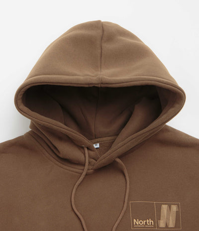 North N Logo Hoodie - Brown / Sand