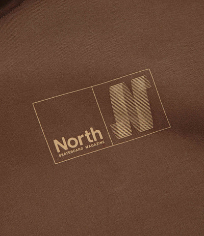 North N Logo Hoodie - Brown / Sand