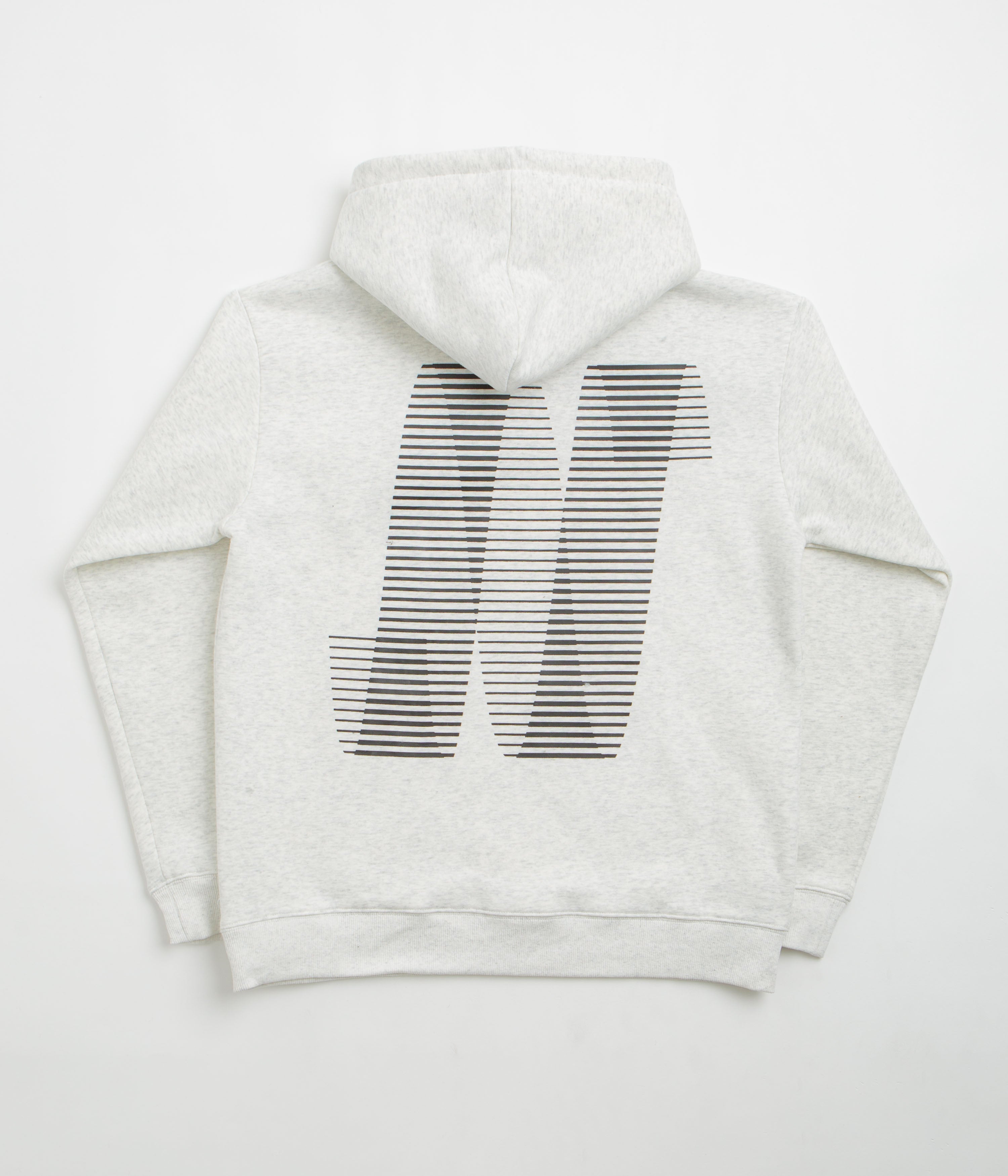 North N Logo Hoodie in Light Grey and Black