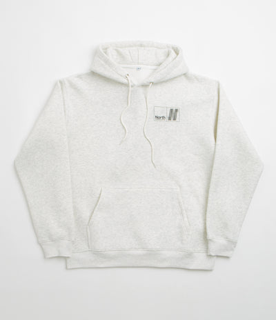 North N Logo Hoodie - Light Grey / Black