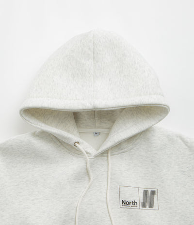 North N Logo Hoodie - Light Grey / Black