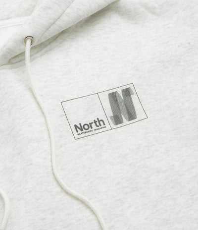 North N Logo Hoodie - Light Grey / Black