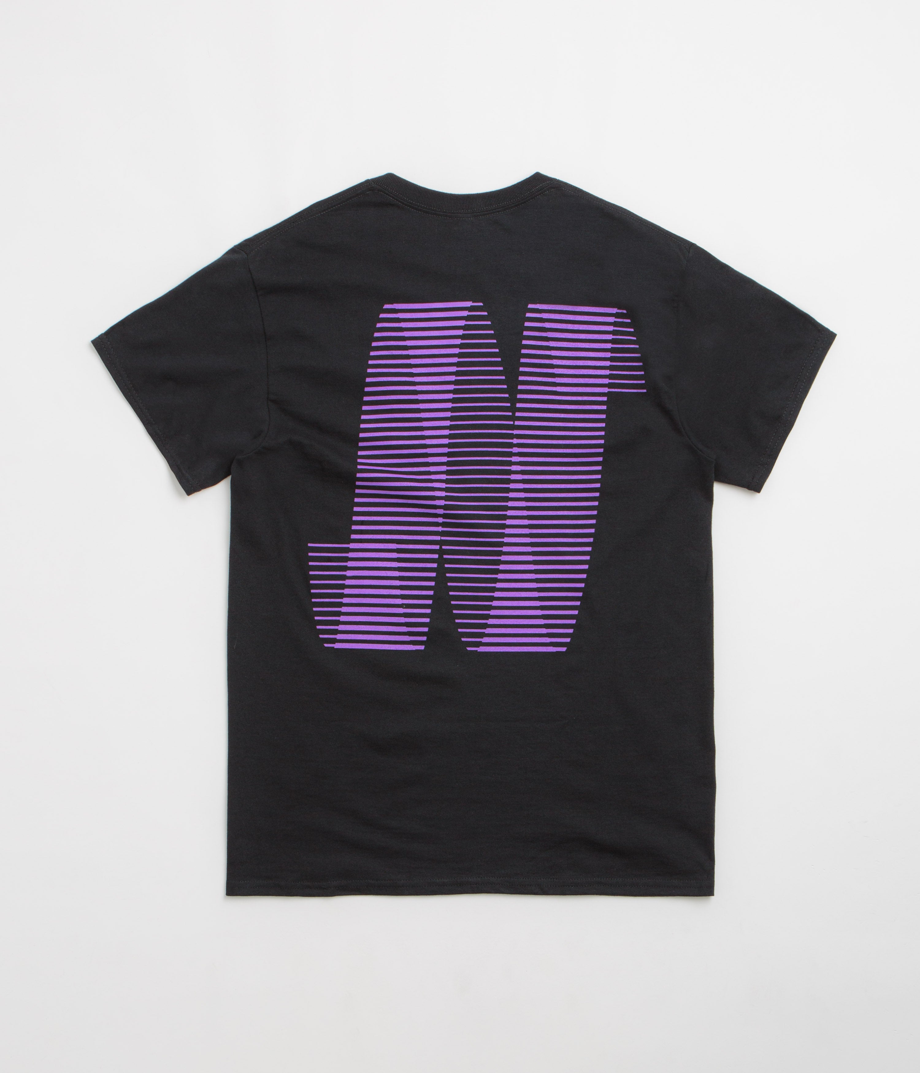 North N Logo T-Shirt in Black and Grape