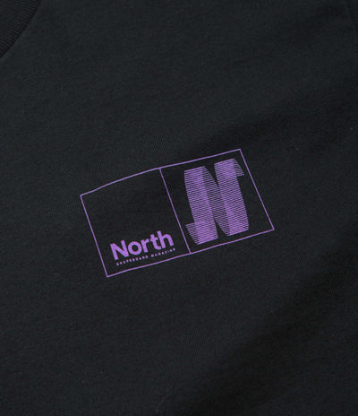 North N Logo T-Shirt - Black / Grape