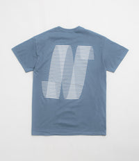 North N Logo T-Shirt in Indigo Blue and White