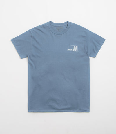 North N Logo T-Shirt - Indigo Blue / White