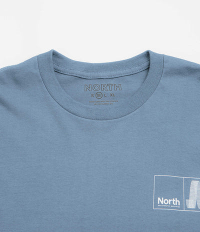 North N Logo T-Shirt - Indigo Blue / White
