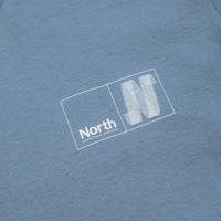 North N Logo T-Shirt - Indigo Blue / White thumbnail