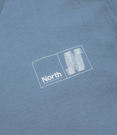 North N Logo T-Shirt - Indigo Blue / White