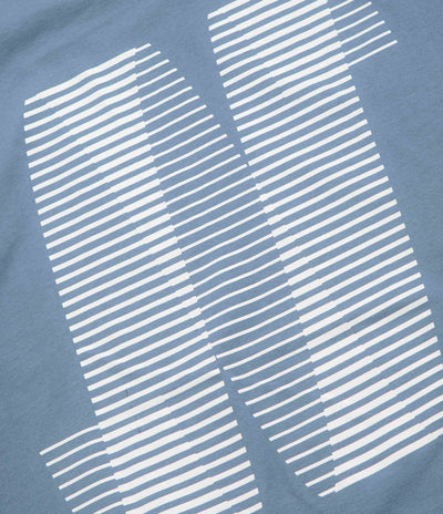 North N Logo T-Shirt - Indigo Blue / White