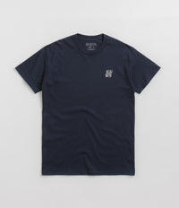 North N Logo T-Shirt in Navy and White