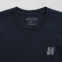 North N Logo T-Shirt in Navy and White thumbnail