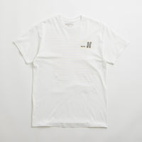 North N Logo T-Shirt in White and Black / Yellow thumbnail