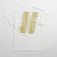 North N Logo T-Shirt in White and Black / Yellow thumbnail
