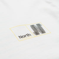 North N Logo T-Shirt in White and Black / Yellow thumbnail