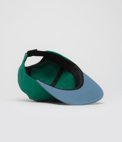 North N Logo Two Tone Cap in Green and Navy
